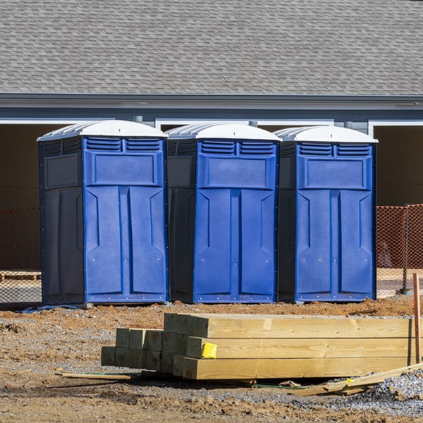 can i customize the exterior of the porta potties with my event logo or branding in Ephraim